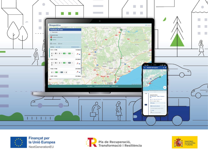 Sagalés presenta el seu nou planificador de rutes amb Nexus Geographics: mobilitat intel·ligent, sostenible i multimodal per a usuaris connectats.